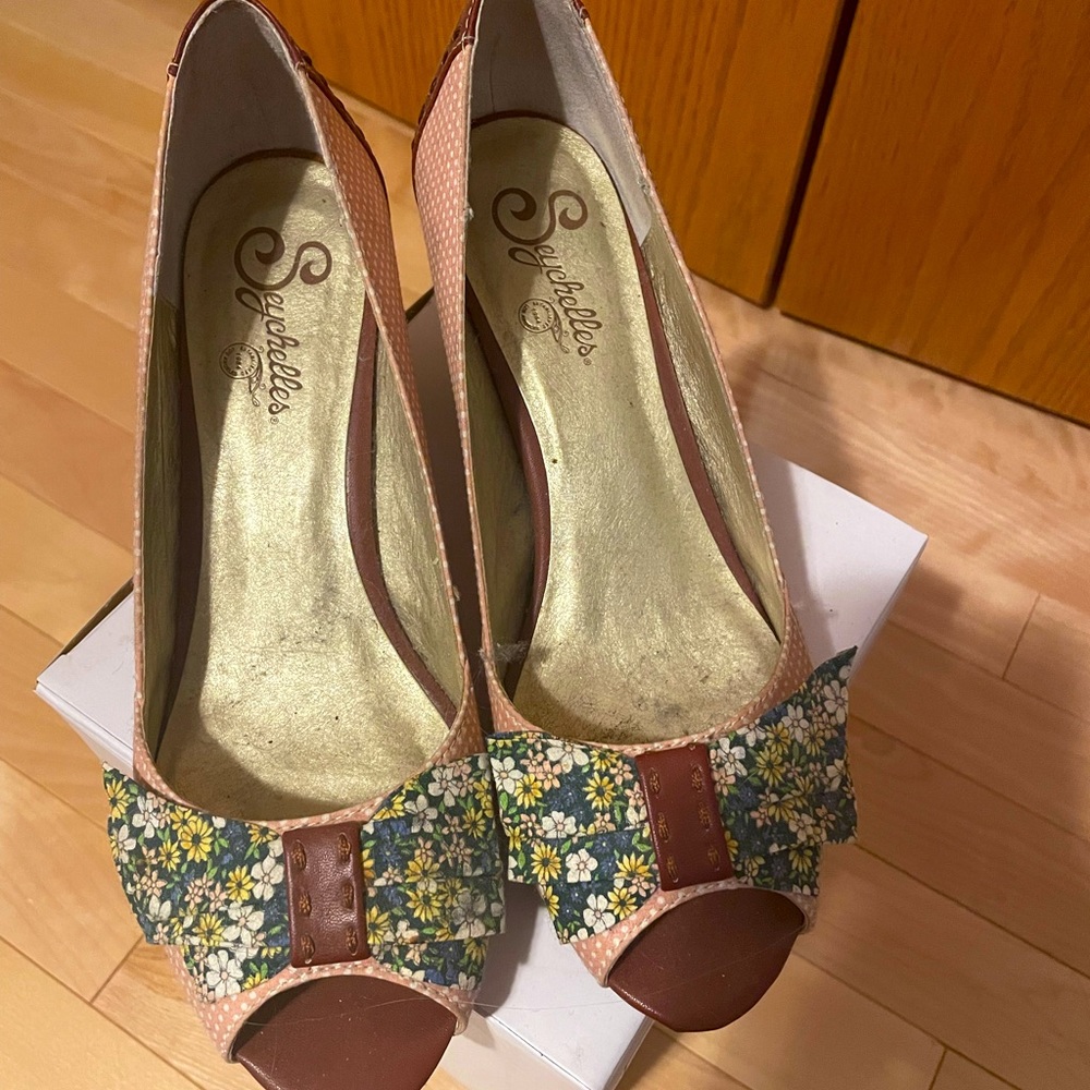 Seychelles Polka Dot Heels